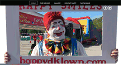 Desktop Screenshot of happydklown.com